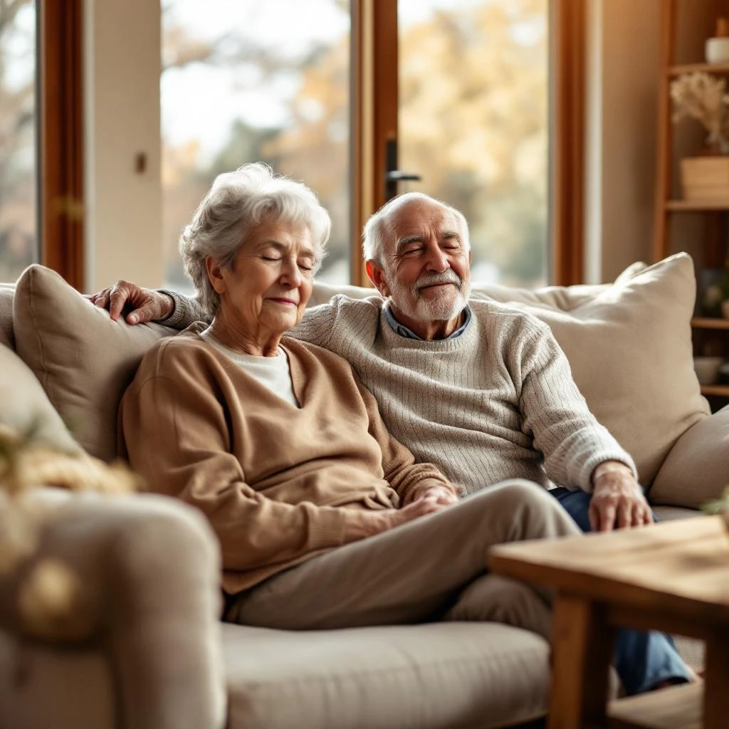 Senior borrower on phone for HUD counseling session
